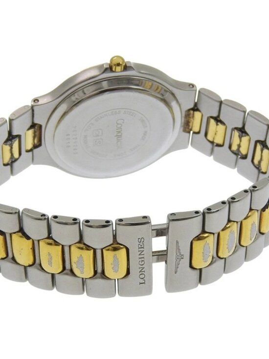 LONGINES Conquest Watches 4018 white WhiteDial Stainless Steel/Plated Gold... main image 9